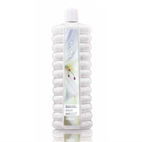 Avon Senses White Lily Bubble Bath 1L Bottle